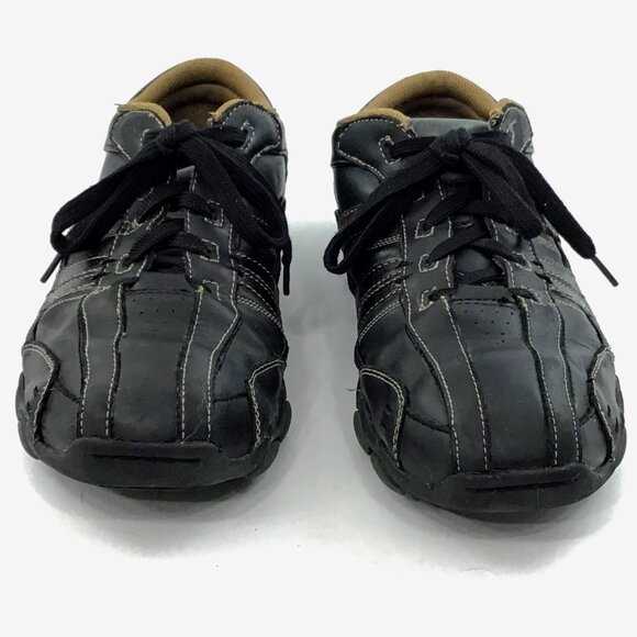 Skechers Mens Leather Athletic Lace Up Shoes Men\'s 9.5 main image 8